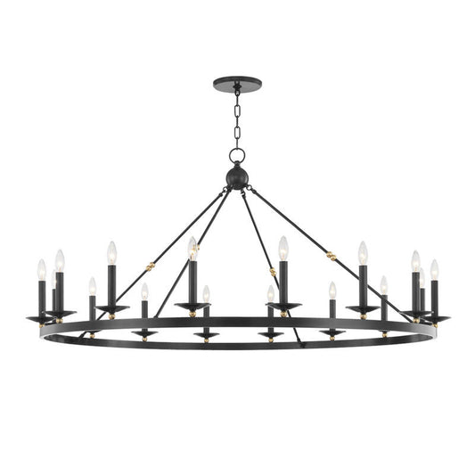 Hudson Valley Lighting Allendale Chandelier in Aged Old Bronze 3216-AOB