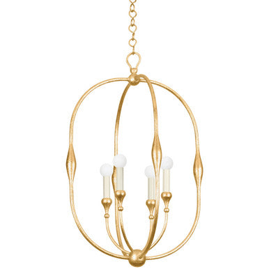 Hudson Valley Lighting Baltic Pendant in Vintage Gold Leaf 3220-VGL