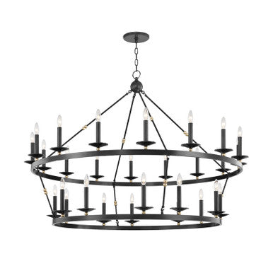 Hudson Valley Lighting Allendale Chandelier in Aged Old Bronze 3228-AOB