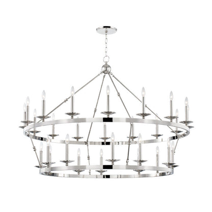 Hudson Valley Lighting Allendale Chandelier in Polished Nickel 3228-PN