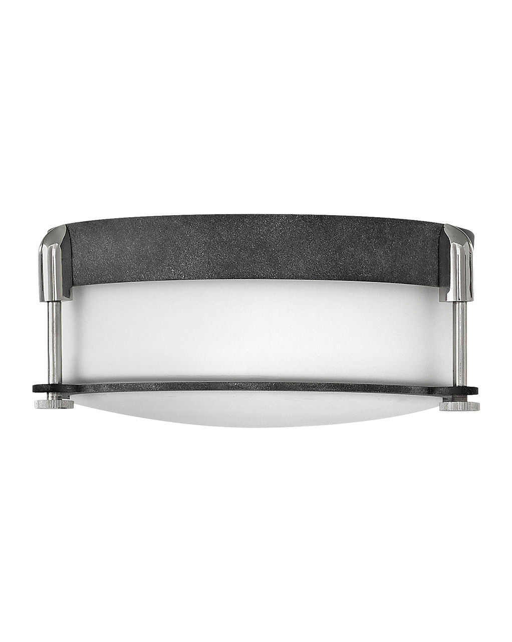 Hinkley Lighting Colbin Medium Flush Mount Aged Zinc 3231DZ