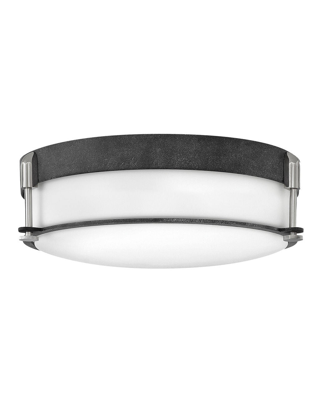 Hinkley Lighting Colbin Large Flush Mount Aged Zinc 3233DZ