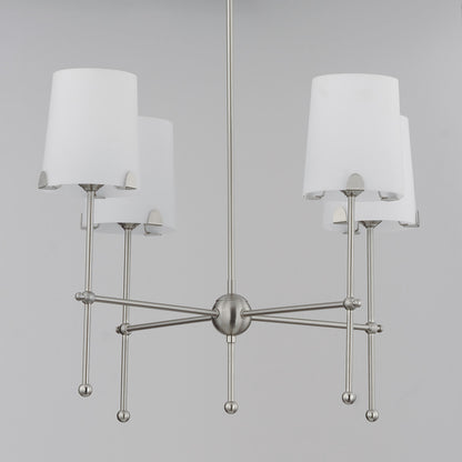 Maxim Huntington 4-Light Chandelier in Satin Nickel 32364WTSN