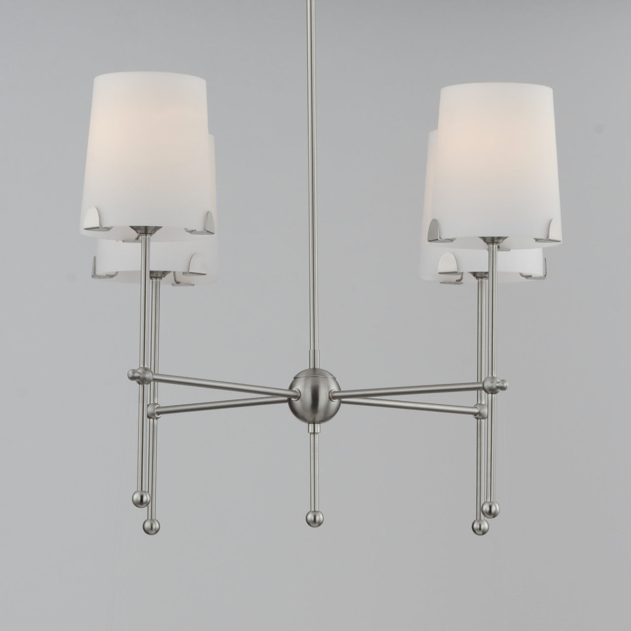 Maxim Huntington 4-Light Chandelier in Satin Nickel 32364WTSN