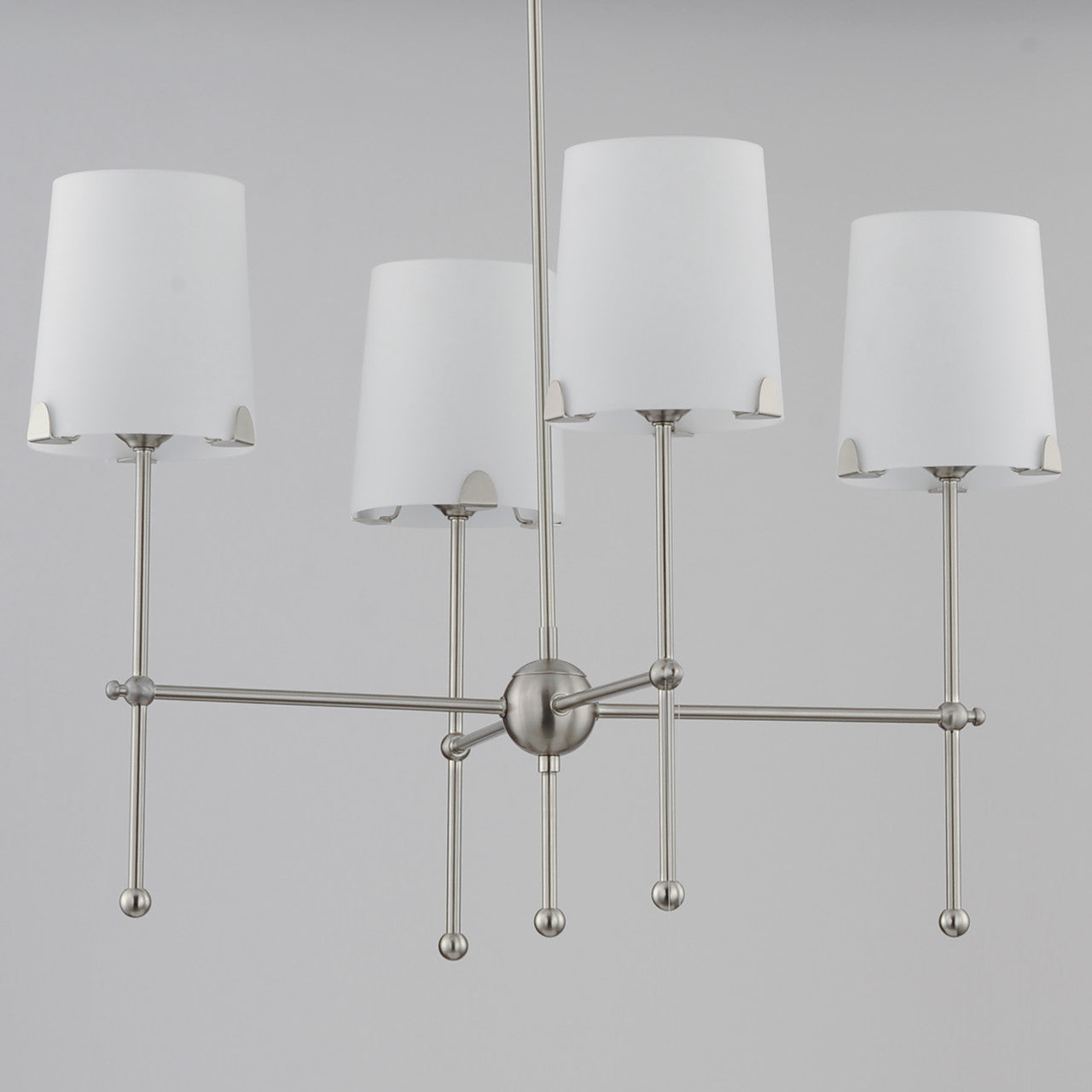 Maxim Huntington 4-Light Chandelier in Satin Nickel 32364WTSN