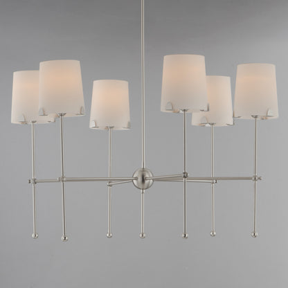 Maxim Huntington 6-Light Chandelier in Satin Nickel 32366WTSN