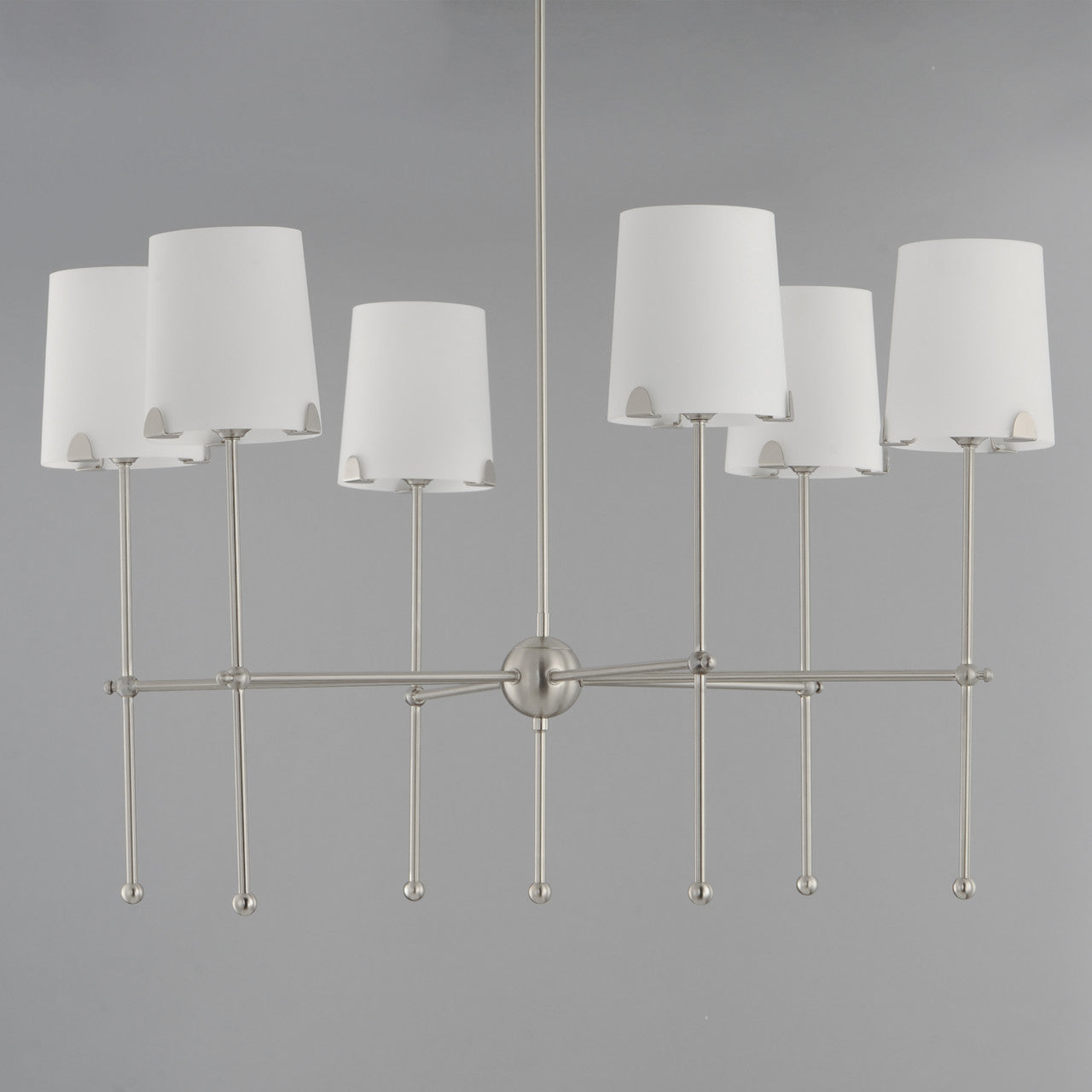 Maxim Huntington 6-Light Chandelier in Satin Nickel 32366WTSN