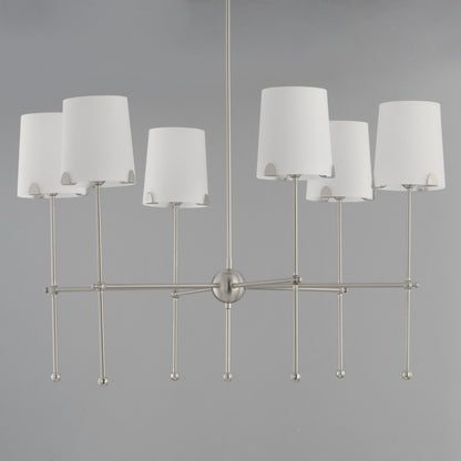 Maxim Huntington 6-Light Chandelier in Satin Nickel 32366WTSN