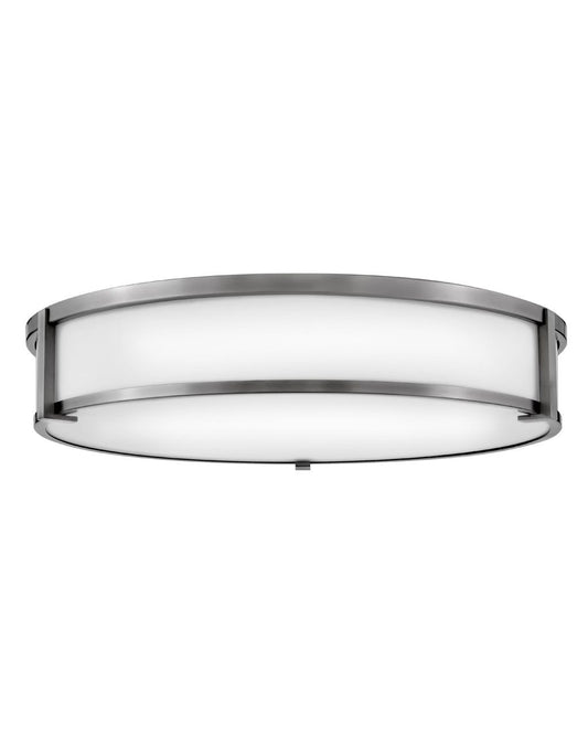 Hinkley Lighting Lowell Extra Large Flush Mount in Antique Nickel 3244AN