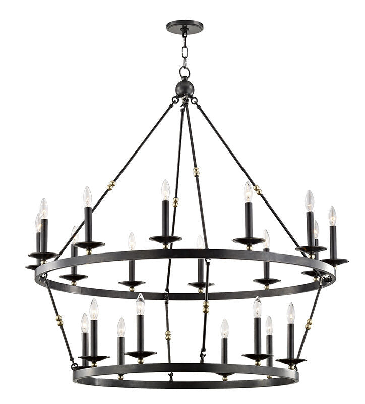 Hudson Valley Lighting Allendale Chandelier in Aged Old Bronze 3247-AOB