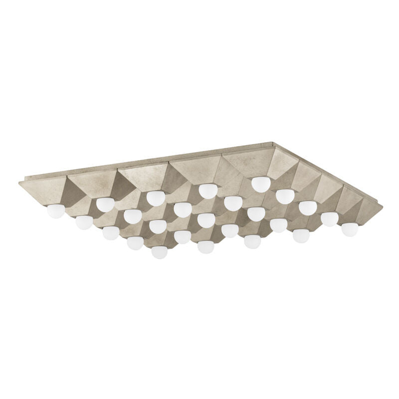 Corbett Lighting Max Flush Mount in Silver Leaf 325-25-SL