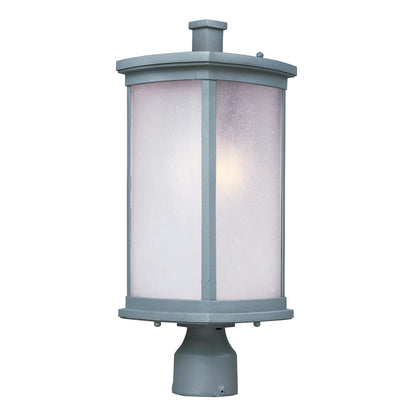 Maxim Terrace 1-Light Outdoor Post Lantern in Platinum 3250FSPL