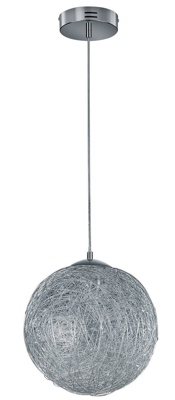 Arnsberg Thunder LED Pendant Light in Brushed Aluminum 325113005