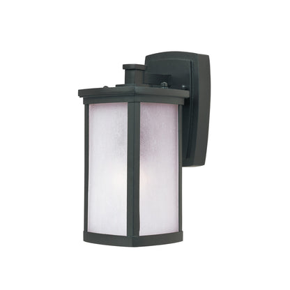 Maxim Terrace 1-Light Small Outdoor Wall Lantern in Bronze 3252FSBZ