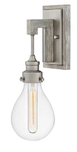 Hinkley Lighting Denton Single Light Sconce Pewter 3260PW