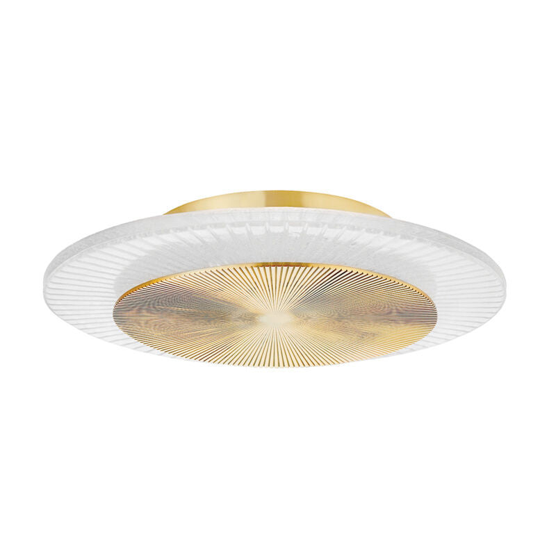 Corbett Lighting Topaz Flush Mount in Vintage Polished Brass 328-16-VPB