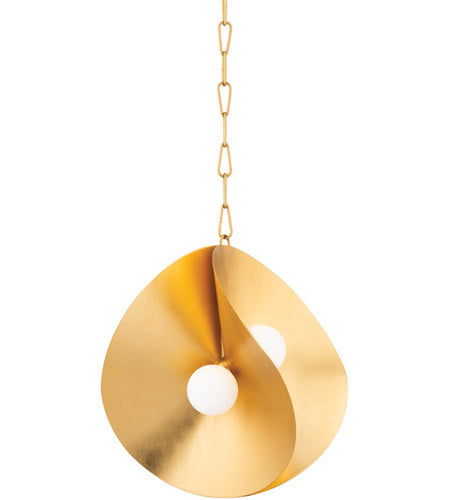 Corbett Lighting4 Light Small Pendant in Steel 330-18-GL