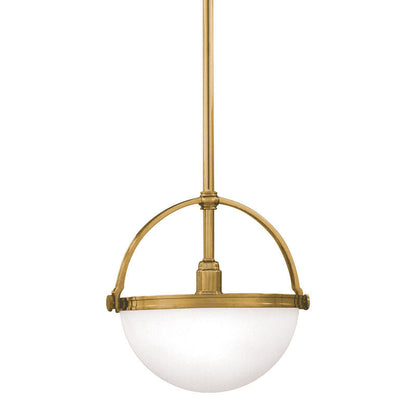 Hudson Valley Lighting Stratford Pendant in Aged Brass 3312-AGB