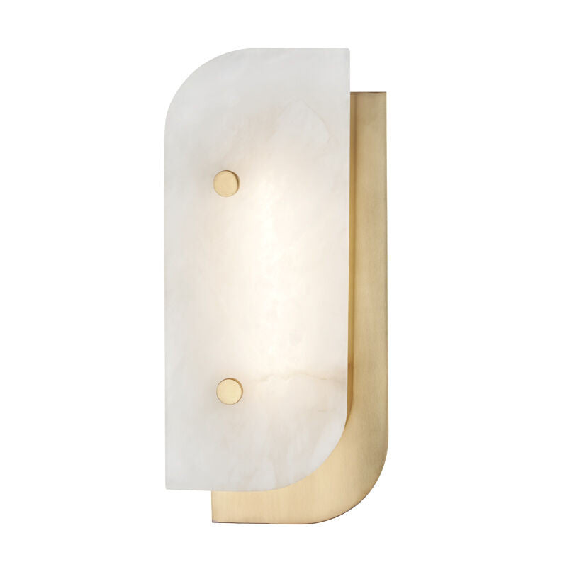 Hudson Valley Lighting Yin & Yang Wall Sconce in Aged Brass 3313-AGB