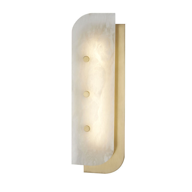 Hudson Valley Lighting Yin & Yang Wall Sconce in Aged Brass 3319-AGB