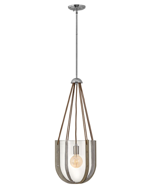 Hinkley Lighting Vaso Medium Pendant Polished Nickel 33204PNI