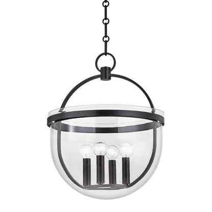 Hudson Valley Lighting Malloy Lantern in Aged Iron 3321-AI