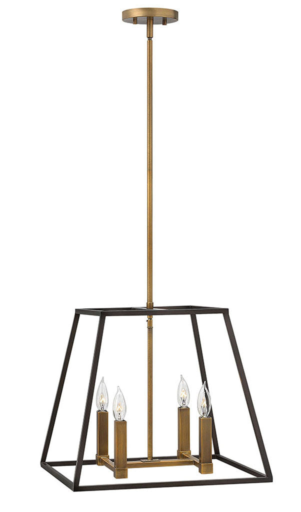 Hinkley Lighting Fulton Medium Open Frame Pendant Bronze 3334BZ