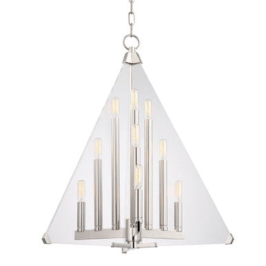 Hudson Valley Lighting Triad Lantern in Polished Nickel 3339-PN