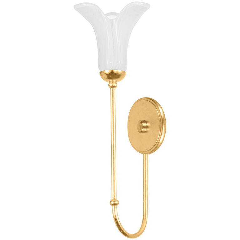 Hudson Valley Lighting Montclair Wall Sconce in Vintage Gold Leaf 3341-VGL