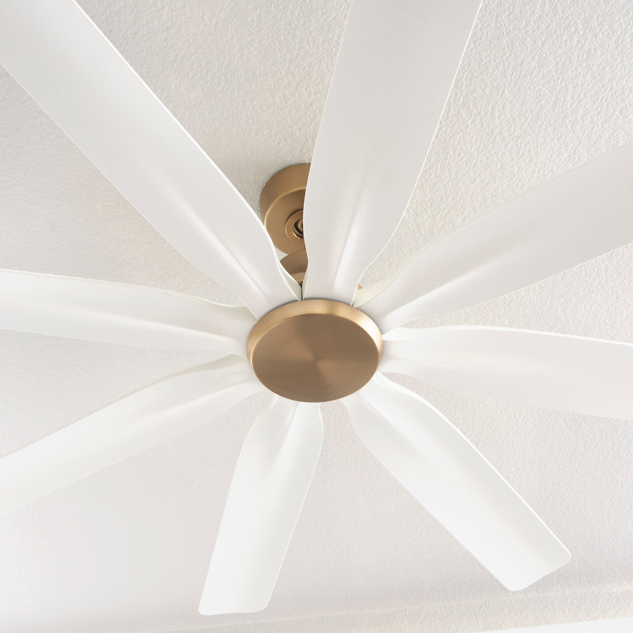 Quorum  Rosales 60" 8 Blade Fan - Aged Brass 33608-80