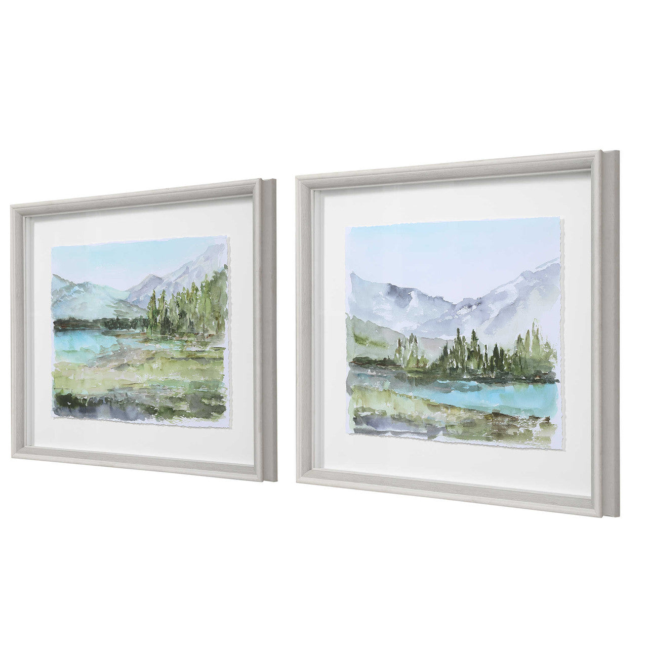 Uttermost Plein Air Reservoir Watercolor Prints S/2 33719