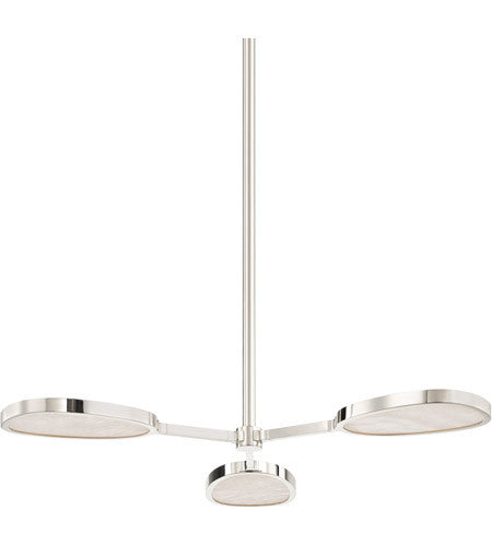 Corbett Lighting3 Light Semi Flush in Brass 338-03-BN