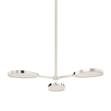 Corbett Lighting Patras Chandelier in Burnished Nickel 338-03-BN