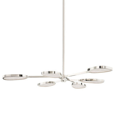 Corbett Lighting Patras Chandelier in Burnished Nickel 338-06-BN