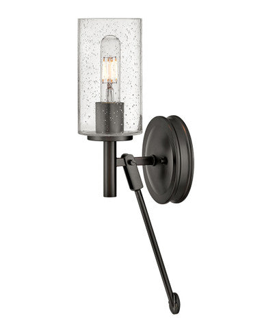 Hinkley Lighting Collier Single Light Sconce in Black Oxide 3380BX