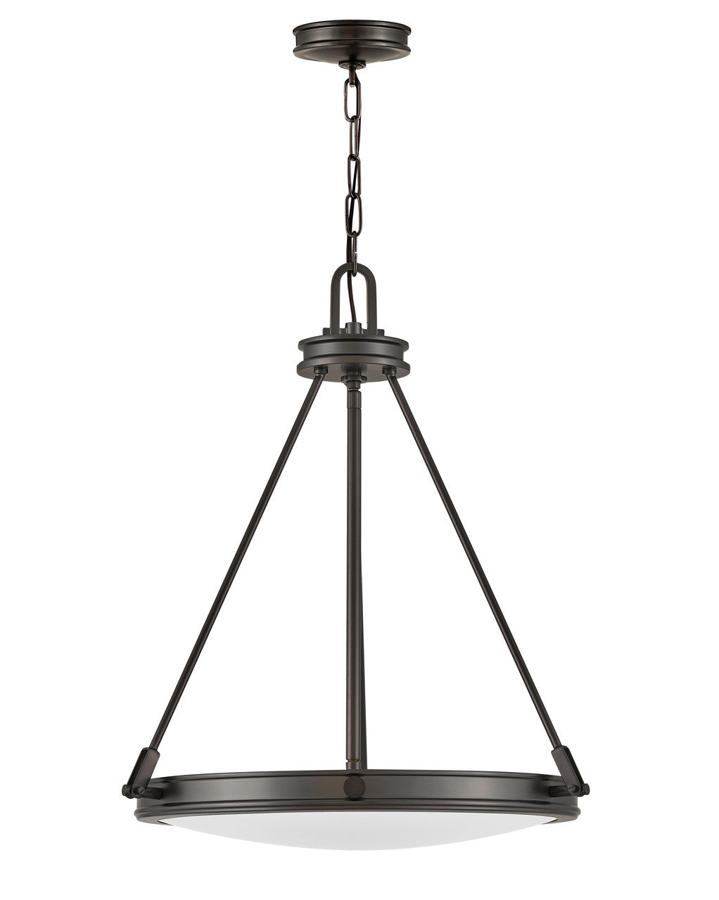 Hinkley Lighting Collier Medium Pendant in Black Oxide 3384BX