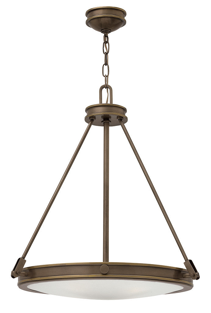 Hinkley Lighting Collier Medium Pendant Light Oiled Bronze 3384LZ