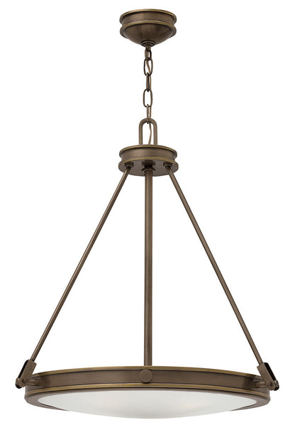 Hinkley Lighting Collier Medium Pendant Light Oiled Bronze 3384LZ