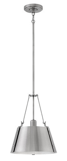 Hinkley Lighting Cartwright Small Pendant Polished Antique Nickel 3397PL