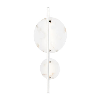 Hudson Valley Lighting Croft Wall Sconce in Polished Nickel 3400-PN