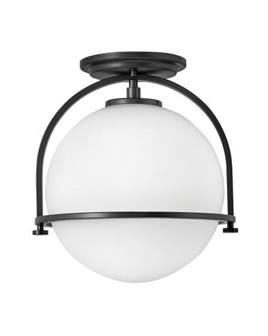 Hinkley Lighting Somerset Small Semi-flush Mount Black 3403BK