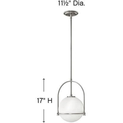 Hinkley Lighting Somerset Medium Pendant Brushed Nickel 3407BN