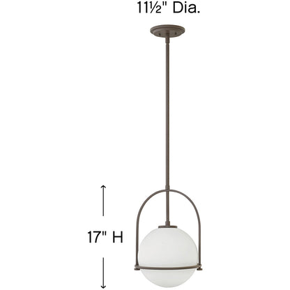 Hinkley Lighting Somerset Medium Pendant Buckeye Bronze 3407KZ