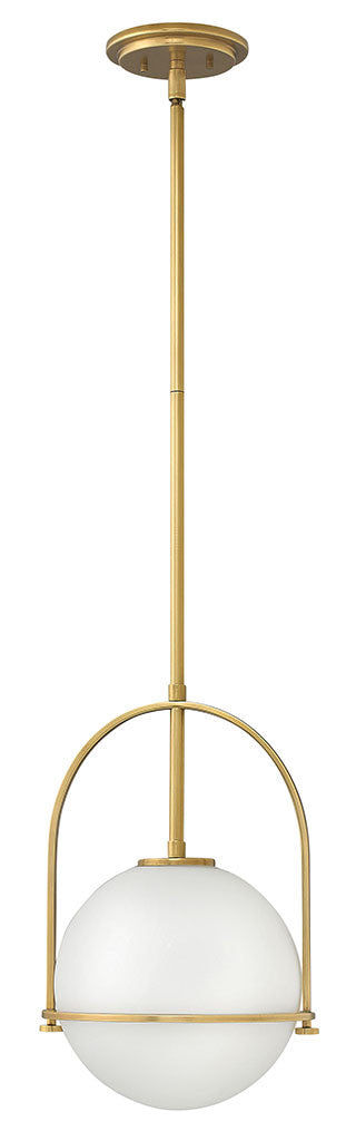 Hinkley Lighting Somerset Medium Pendant Heritage Brass 3407HB