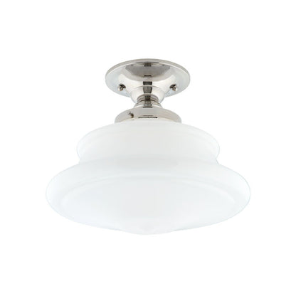 Hudson Valley Lighting Petersburg Semi Flush in Polished Nickel 3412F-PN