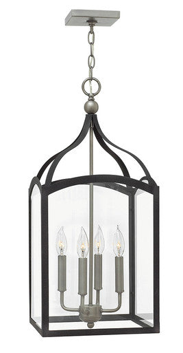 Hinkley Lighting Clarendon Medium Open Frame Aged Zinc 3415DZ