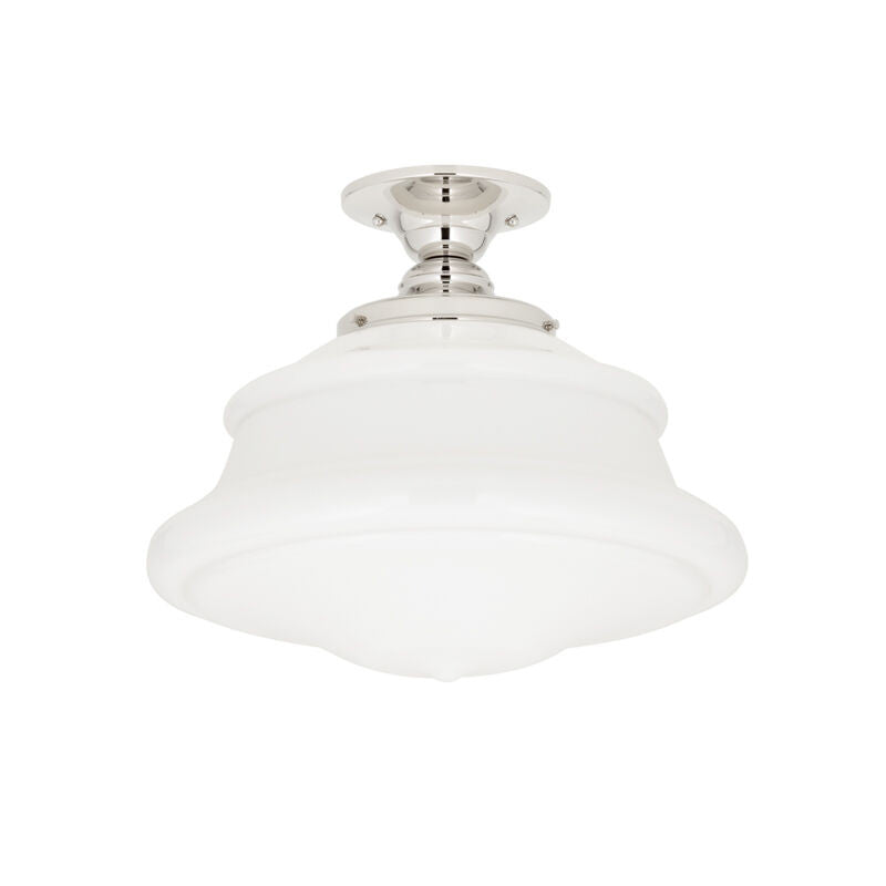 Hudson Valley Lighting Petersburg Semi Flush in Polished Nickel 3416F-PN