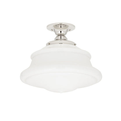 Hudson Valley Lighting Petersburg Semi Flush in Polished Nickel 3416F-PN