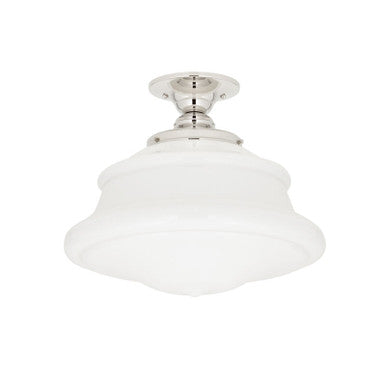 Hudson Valley Lighting Petersburg Semi Flush in Polished Nickel 3416F-PN