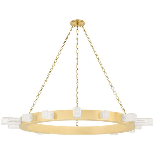 Corbett Lighting CITRINE Chandelier in Vintage Brass 342-49-VB